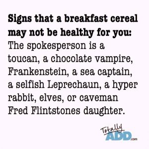 Signs a Breakfast Cereal May Be Bad For You