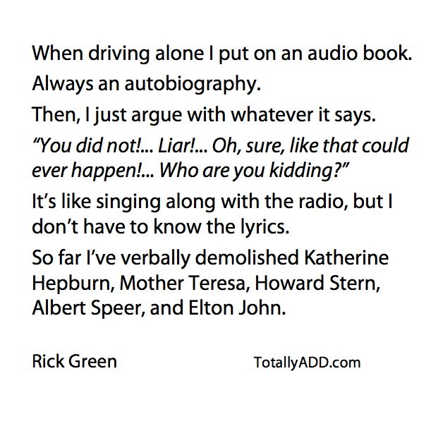 Audio Book Meme