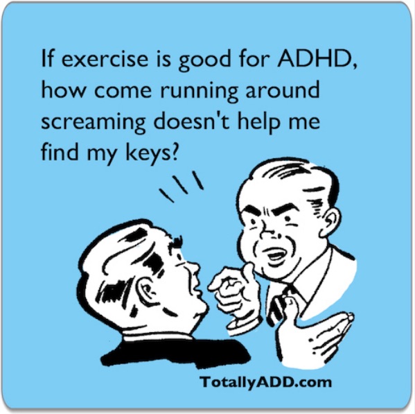 Is running around screaming exercise? meme