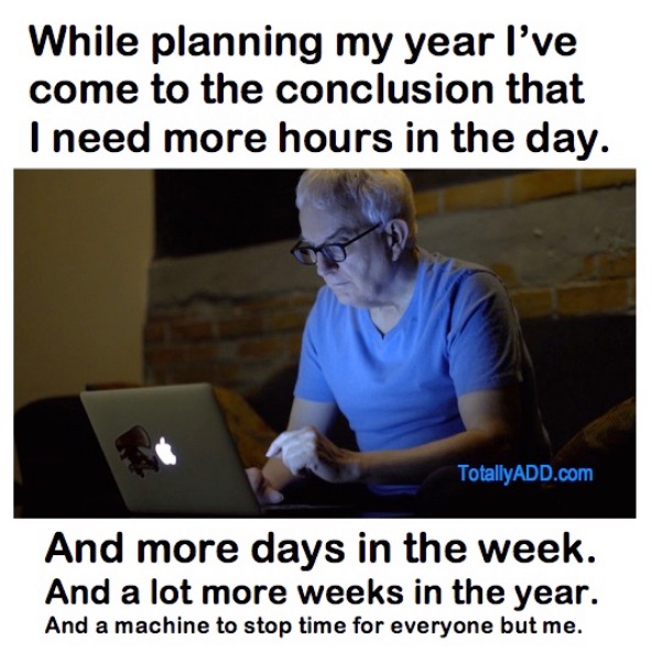 While planning the year I've come to the conclusion...