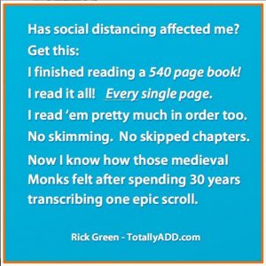 Has Social Distancing Affected Me