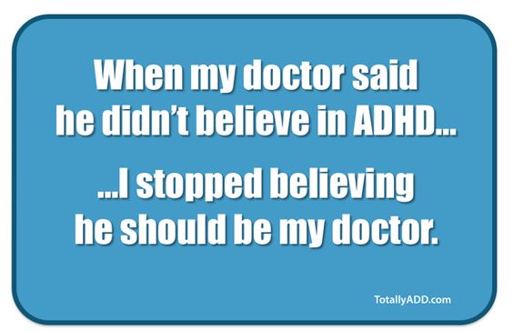 Meme about ADHD doctors by TotallyADD
