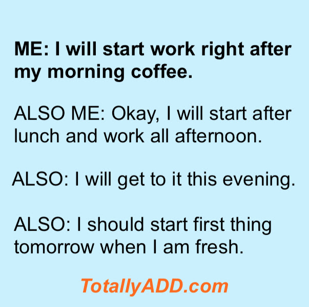 I'll start working after my coffee meme