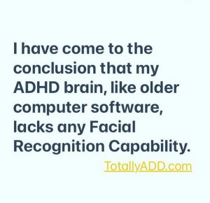 I Don't Recognize Faces