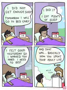 Meme about sleep from extra fabulous