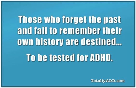 Those Who Forget the past meme from TotallyADD