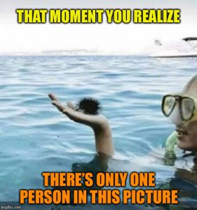 Meme about visual deception