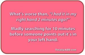 Meme about trying to find something you already have
