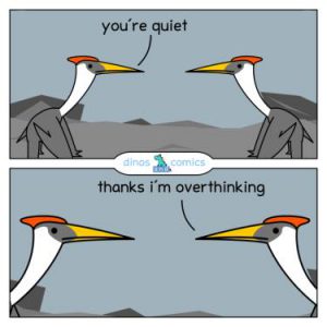 meme about overthinking