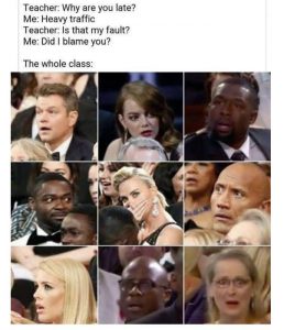 Meme about talking back to teacher