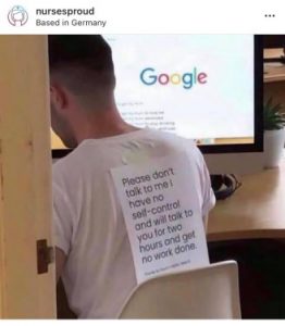 Meme about no self control
