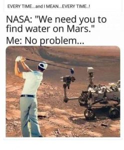 Golfing Meme