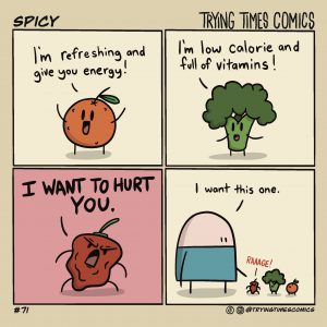 cartoon about vegetables