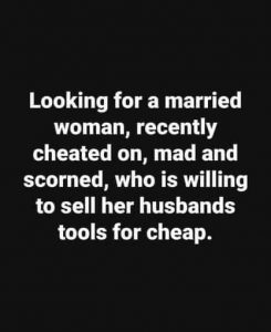 Bad Joke about wanting cheap tools