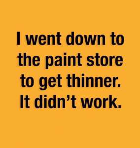Dad Joke about the paint store